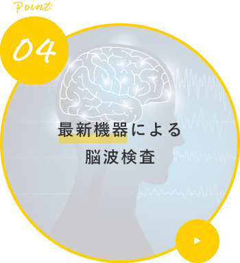 最新機器による脳波検査